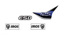 Kit Conjunto Adesivos Incompleto Iros One 125 Esd
