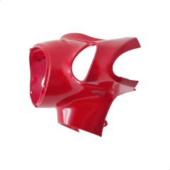 Imagem do Carenagem Frontal Superior Vermelha Detalhe Iros Vintage 150