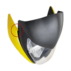 Kit Carenagem Farol Amarelo Com Detalhe CB 300R De 12/13 - comprar online