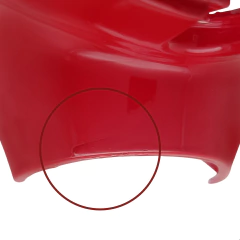 Carenagem Frontal Superior Vermelha Detalhe Iros Vintage 150 - comprar online