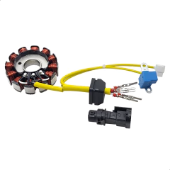 Estator Com Bobina Pulso Original Kasinski Prima 150 - Sf Motos