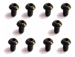 10 Parafuso M6 X 10 Mm Alen 4 Mm Cabeça Panela Universal