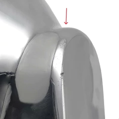 Carcaça Farol Cromada Kasinski Cruise 125 Até 2008 - comprar online