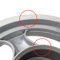 Roda Aro Traseiro 12 Com Detalhe Iros Vintage 150 na internet