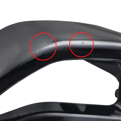 Cobertura Duto Frontal Ar Direito Preto Detalhe Mirage 650 - comprar online