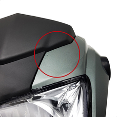 Kit Farol Carenagem Prata Ibiuna Com Detalhes CG Titan 160 na internet