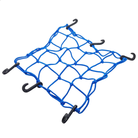 Rede Elástica Brandy Aranha Bagageiro Azul 35cm x 35cm - comprar online