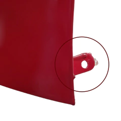 Imagem do Carenagem Frontal Superior Vermelha Detalhe Iros Vintage 150