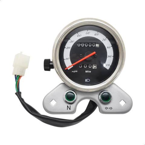 Velocímetro Retrô Universal Para Motos Custom