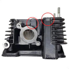 Carcaça Cabeçote Preto Injetada Traseiro Comet Mirage 250 - Sf Motos