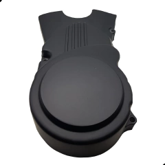 Tampa Do Magneto Lateral Esquerda Preta Vini Xy 50 Ks 08/12 - Sf Motos