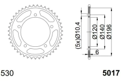 Kit Relação Riffel KMC Com Retentor GSX R 1000 Ano 06 Até 09 - comprar online