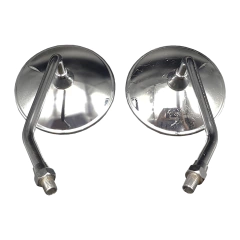 Par Espelho Retrovisor Cromado GVS Com Detalhe Intruder 125 - comprar online