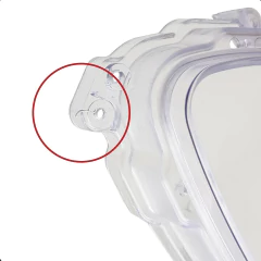 Lente Acrilico Superior Painel Com Detalhe Biz 125 100 110i - Sf Motos