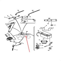 Chicote Principal Quadriciclo Quadriciclo Iros ATV 400 - comprar online
