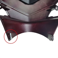 Carenagem Vinho Frontal Guidão Quebrado Kasinski Prima 150 - comprar online