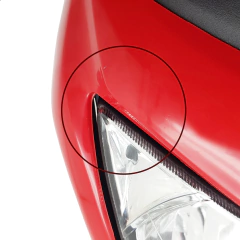 Kit Carenagem Farol Vermelho Fighting Riscado Bros 160 - comprar online