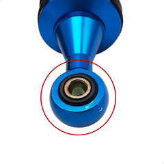 Par Amortecedor Universal Com Detalhe Racing Azul Até 200cc - comprar online