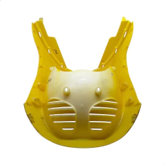 Carenagem Inferior Frontal Amarela Detalhe Iros Matrix 150 - Sf Motos