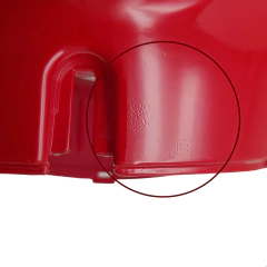 Carenagem Frontal Superior Vermelha Detalhe Iros Vintage 150