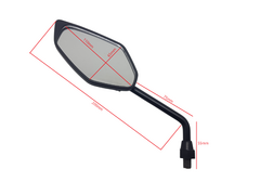 Par Espelho Retrovisor Mini Lente Convexa Nova Fazer 150 - comprar online