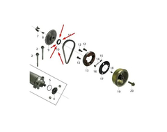 Kit Retentor Magneto E Virabrequim Original Traxx Shark 250 - comprar online