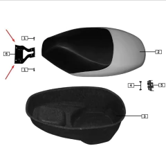 Suporte Assento Original Kasinski Prima 150