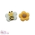 Aplique Abelha e Flor 20-25mm em Resina (2 peças) - comprar online