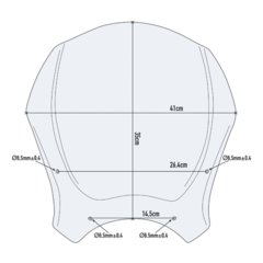 PARABRISA 140A UNIVERSAL TRANSPARENTE GIVI - comprar online