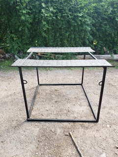Soporte para llevar dos karting en trailer o pick up - Caballete