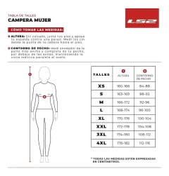 CAMPERA LS2 PREDATOR - MUJER - - RideMax