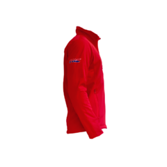 Campera de Softshell Frisada con logo - Roja - RideMax