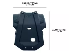 Cubre Carter Y Cubre Bieleta Honda Tornado Xr250 Negro Wirtz - comprar online