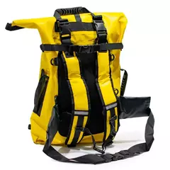 Mochila Estanco Impermeable Samurai Warrior 35/55 Lts Amariilo