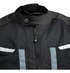 Campera 4 Estac. Samurai Warrior Hayato - Gris y Amarillo - RideMax