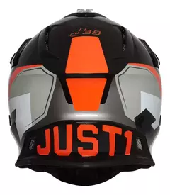 CASCO ENDURO CROSS J38 KORNER JUST 1 - NARANJA/NEGRO - comprar online