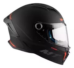 Casco Moto Mt Stinger 2 solid A1 Negro Mate - tienda online
