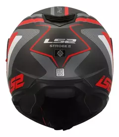 Imagen de Casco LS2 FF908 Strobe Phantom Tit Gris / Rojo Mate
