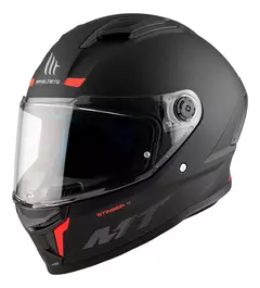 Casco Moto Mt Stinger 2 solid A1 Negro Mate