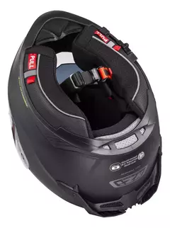 Casco NZI Go Rider Stream Matt Black Tinted + Clear Visor - RideMax