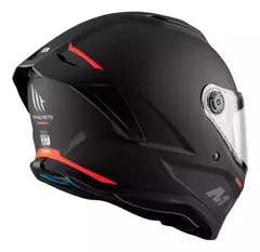 Imagen de Casco Moto Mt Stinger 2 solid A1 Negro Mate