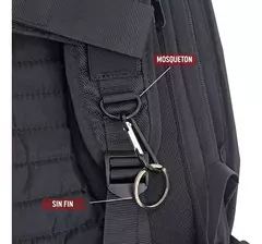 Mochila Moto Semi Rígida Turismo Samurai 32/49 Lts Casco