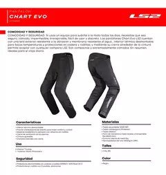 Pantalón LS2 Chart Evo Hombre - comprar online