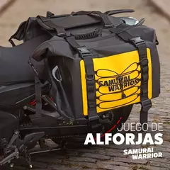 Juego Alforjas Impermeable 31 Lts Moto Ruta Samurai Warrior - tienda online