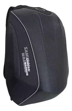 Mochila Moto Semi Rígida Turismo Samurai 32/49 Lts Casco
