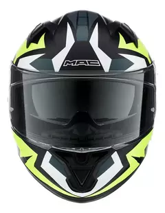 Casco MAC 825 Speed 2.0 Tame Amarillo / Gris Brillo - RideMax