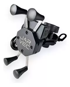 Soporte para Celular/GPS JAR VEC. Con Toma Cargador Usb 3.0 12v YL MH02