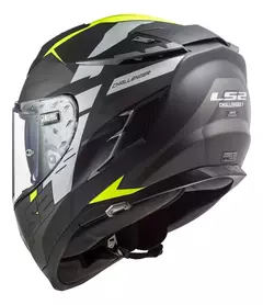 Imagen de Casco LS2 327 ALLERT Con PINLOCK - Gris Plata y Amarillo (Mate)