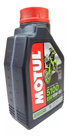 Aceite Moto 5100 MOTUL 4T 15w-50 Ester Semi-sintético. - comprar online