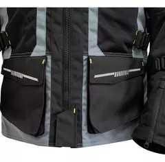 Campera 4 Estac. Samurai Warrior Hayato - Gris y Amarillo